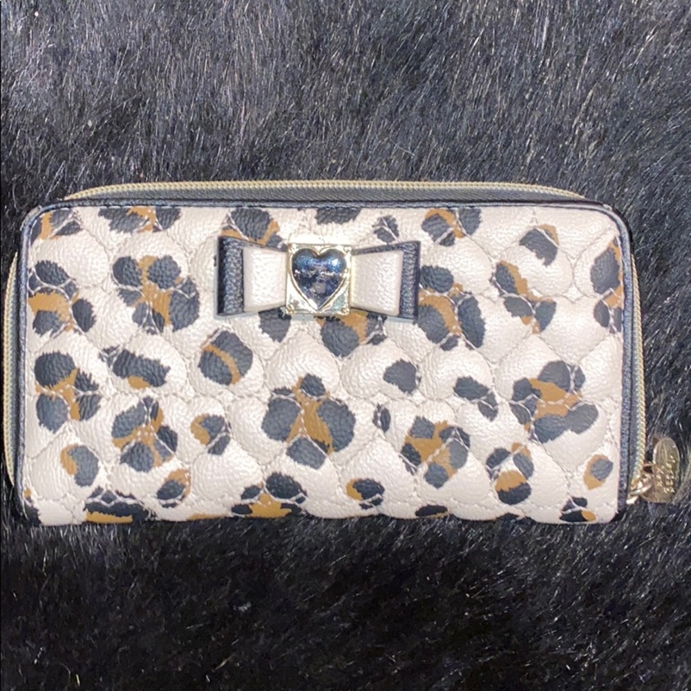 Leopard Betsy Johnson Wallet